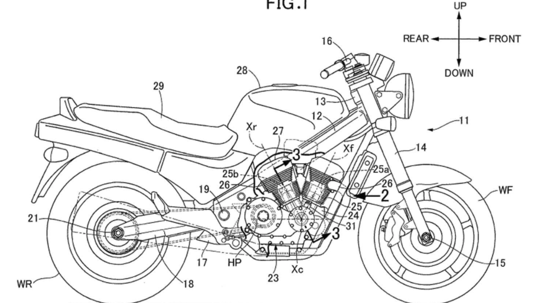 Honda V-Twin patent